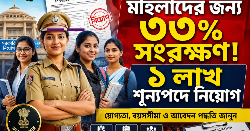 33% reservation for women(মহিলাদের জন্য ৩৩% সংরক্ষণ)