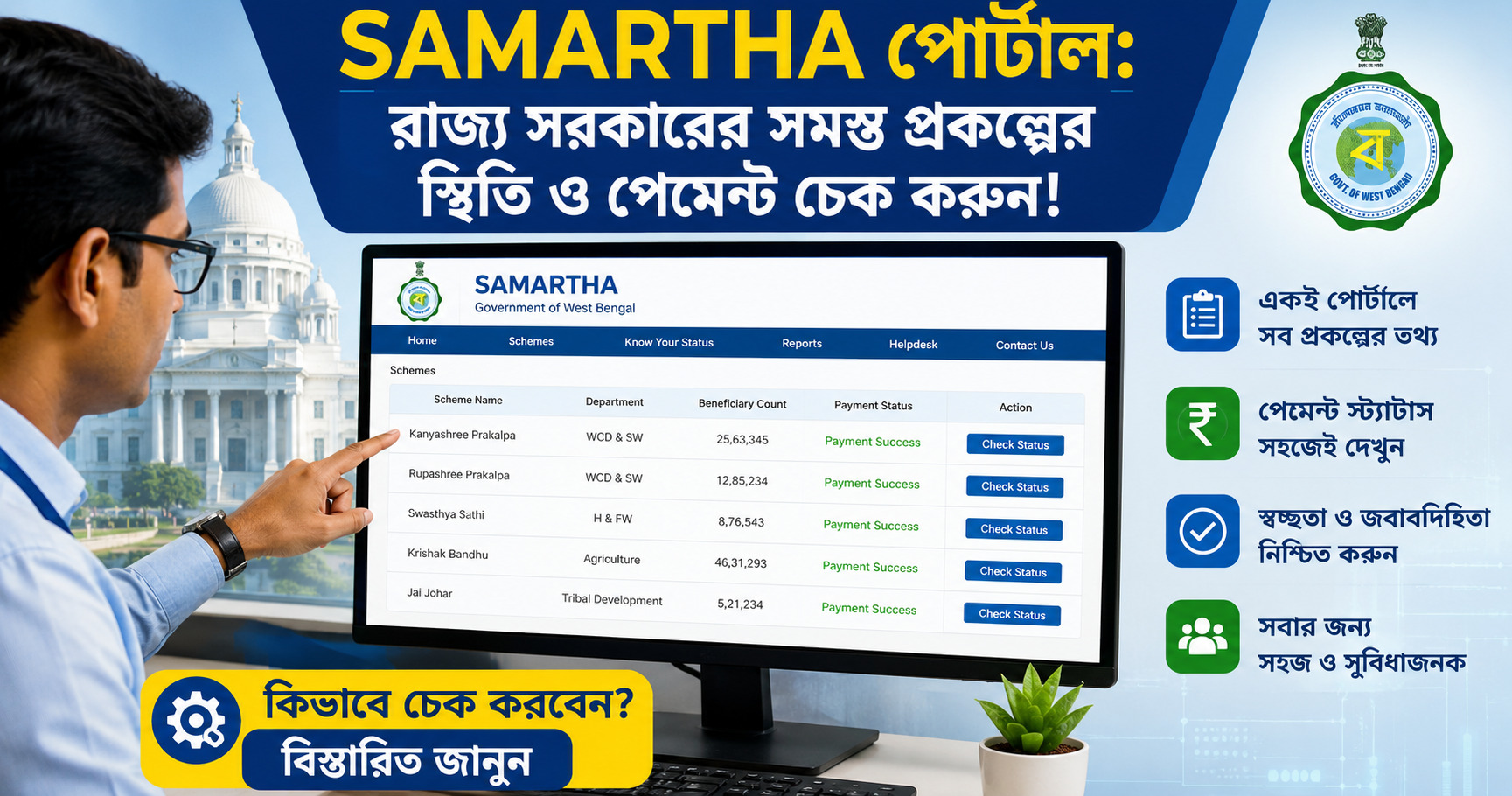 SAMARTHA Portal 2026(SAMARTHA পোর্টাল)